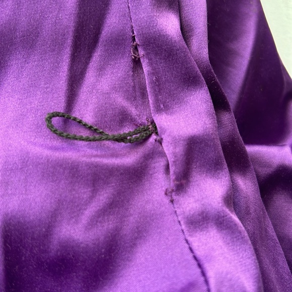 Wishes Wishes Wishes Size 9 Strapless Purple Bubble Hem Party Dress - Picture 12 of 12